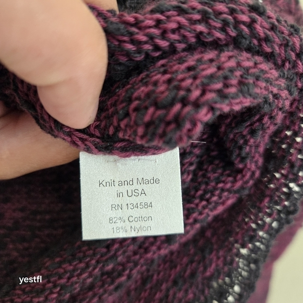 Georgina Estefania knit putple top M punk grunge - Picture 6 of 8